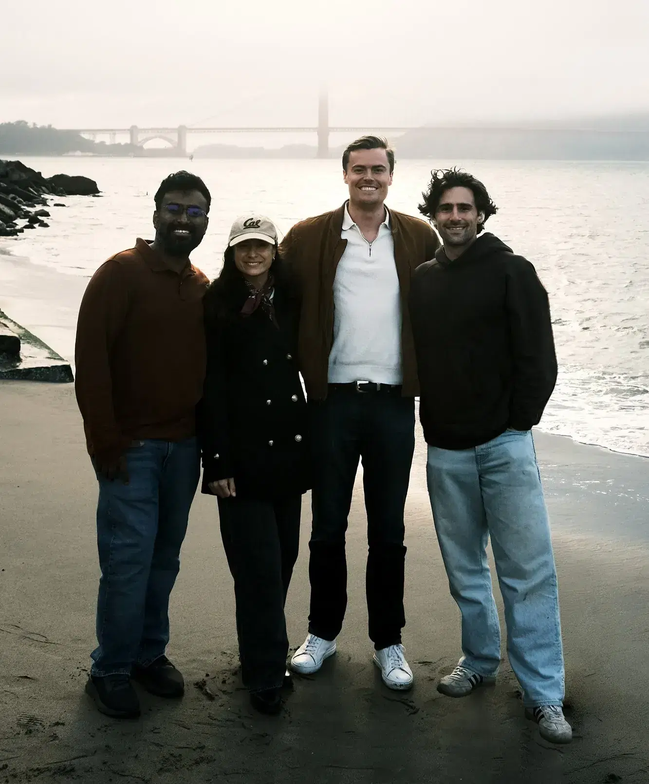 The DEALPRINT founding team together at the San Francisco bay